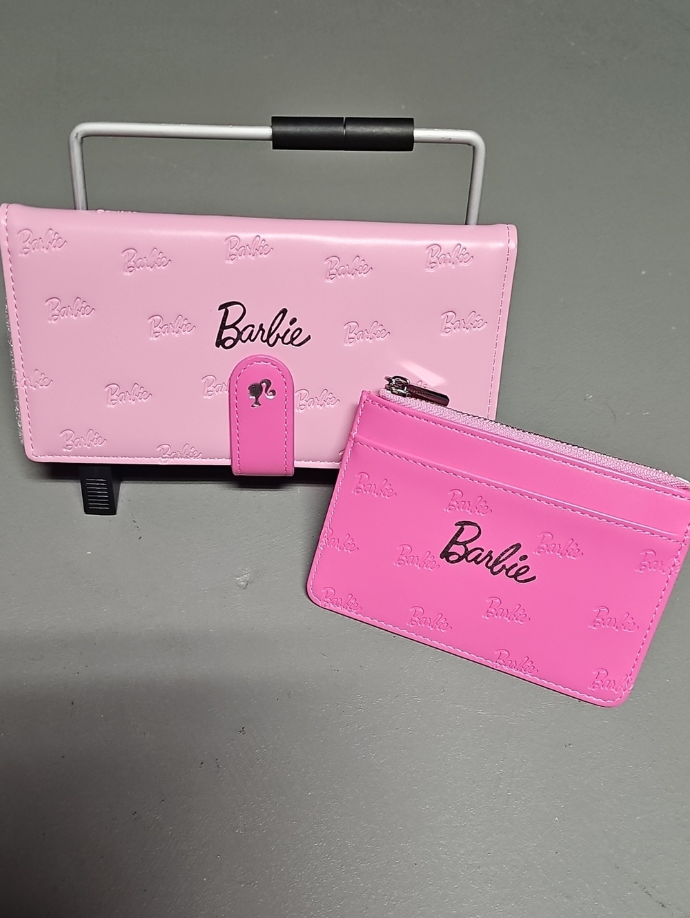 Official Barbie Pink Clutch Wallet & Card Case Set NWT Pink Aesthetic Y2K